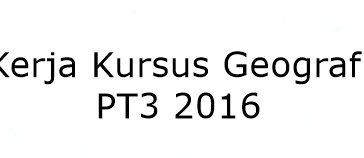 Contoh Kerja Kursus Geografi PT3 Sistem Pengangkutan 